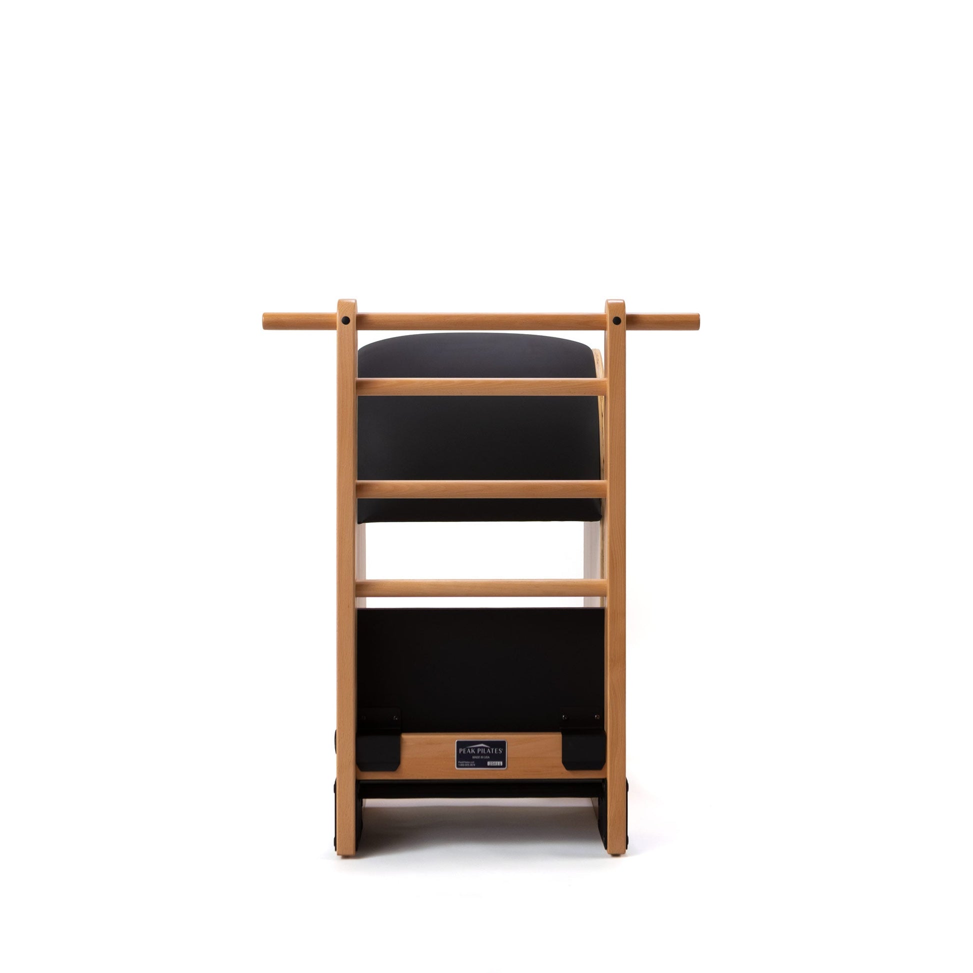 Peak Pilates Artistry High Ladder Barrel front view of the ladder