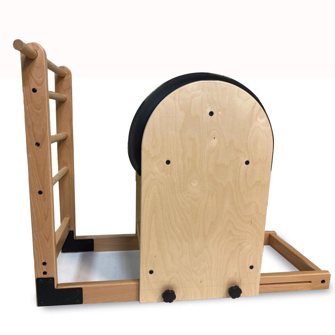 Peak Pilates Artistry High Ladder Barrel rear view of the barrel