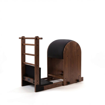 Peak Pilates Artistry High Ladder Barrel in walnut finish