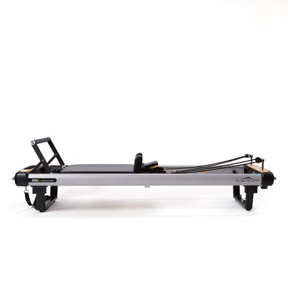 Peak Pilates MVe Reformer with Long/Short Box side view of the frame