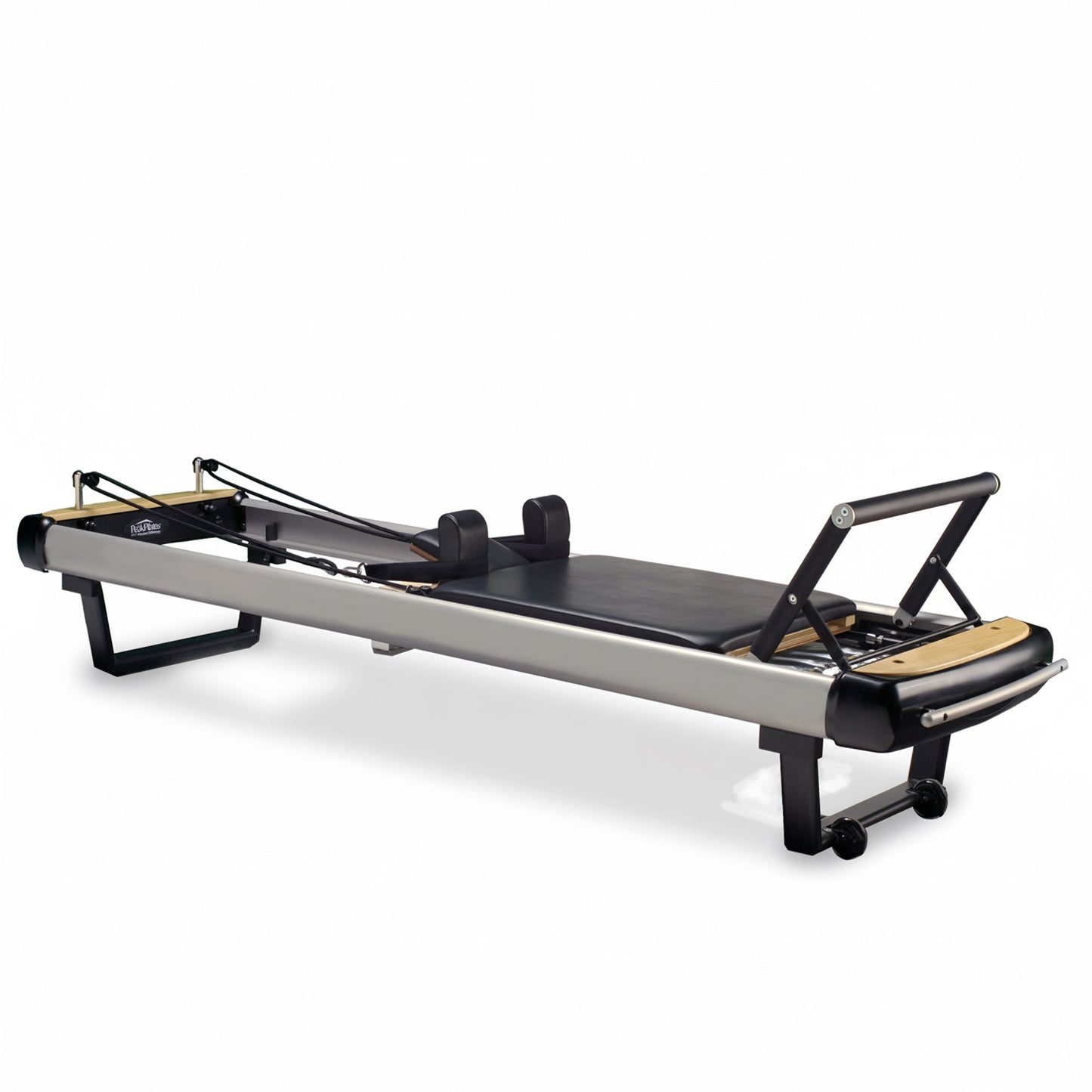 Peak Pilates MVe Reformer with Long/Short Box three quarter view