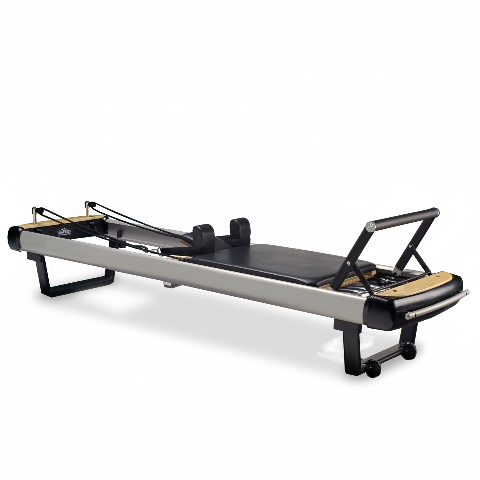 Peak Pilates MVe Reformer with Long/Short Box three quarter view